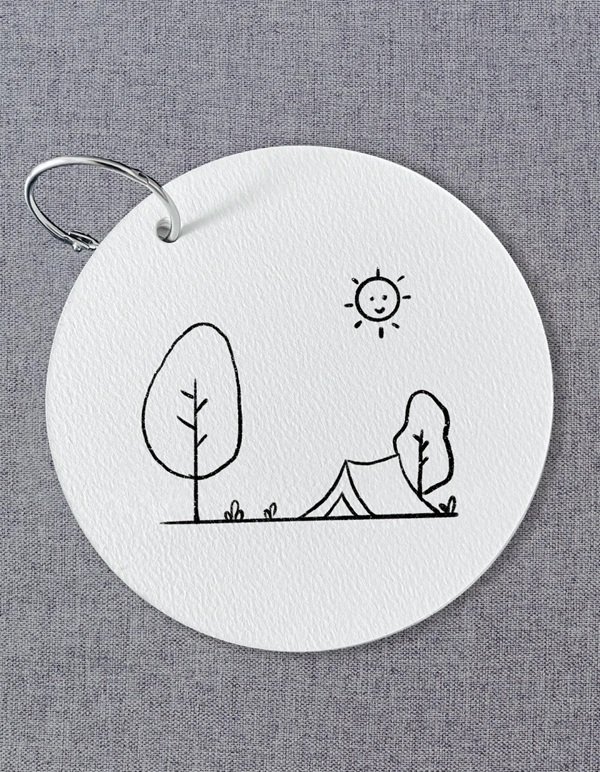 How to draw a tent for kids 4