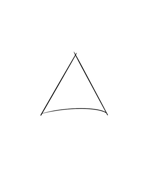 How to draw a tent step by step easy 1