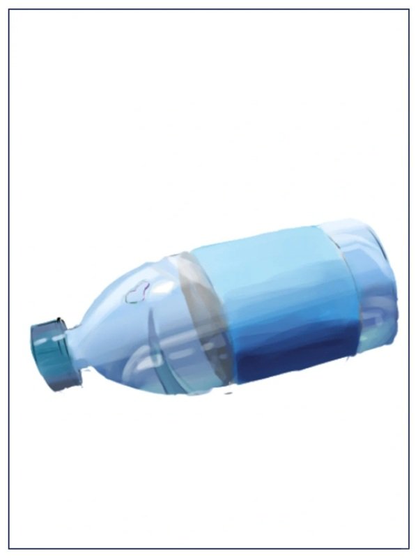 How to draw a water bottle 4
