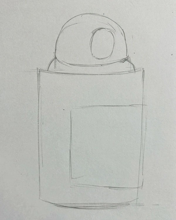 How to draw a water bottle easy 2