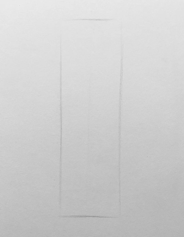 How to draw a water bottle step by step 1