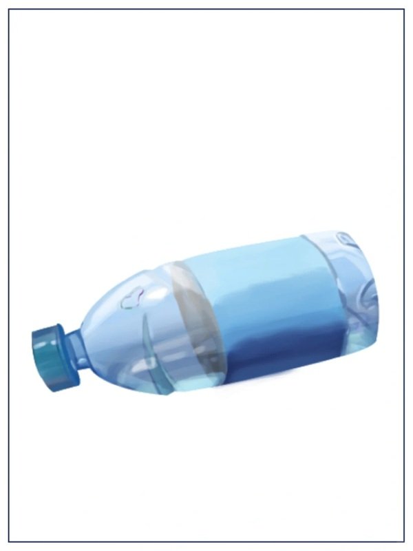 How to draw a water bottle