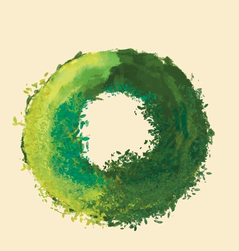 How to draw a wreath beautiful 4