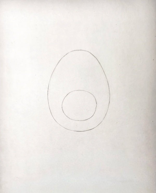 How to draw an easter egg 1