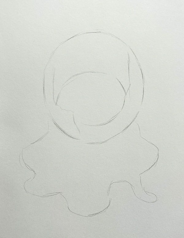 How to draw an egg 1