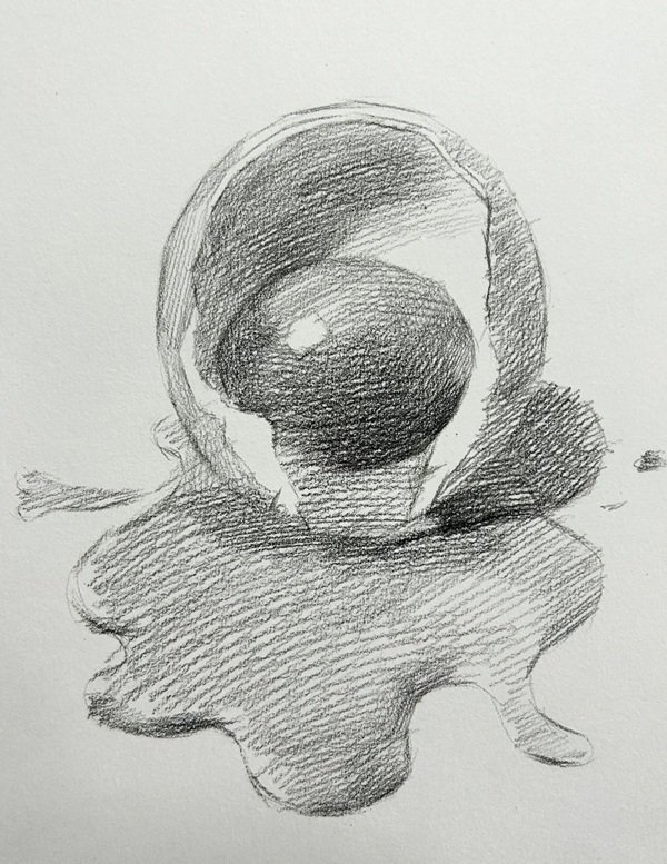 How to draw an egg 3