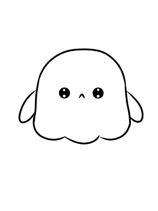 How to draw an egg cute 5