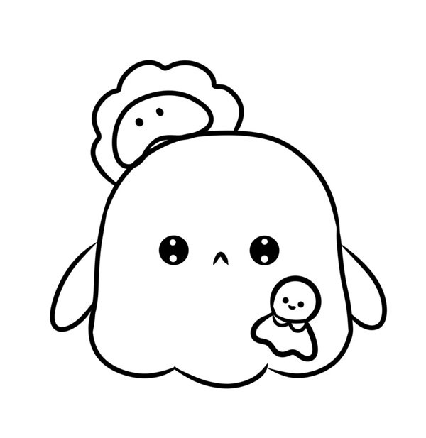 How to draw an egg cute 6