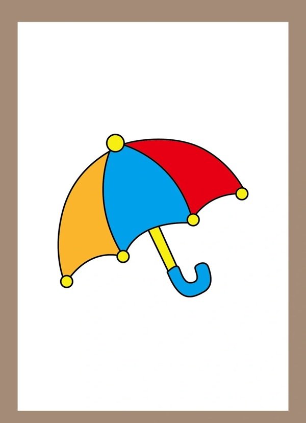 How to draw an umbrella