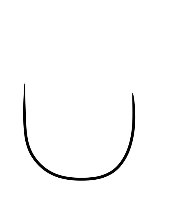 How to draw bread cute 1