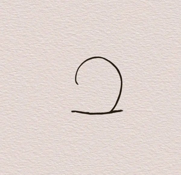 How to draw bread easy 1