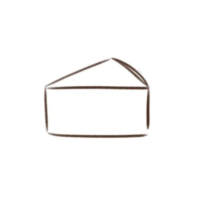 How to draw cheese 3