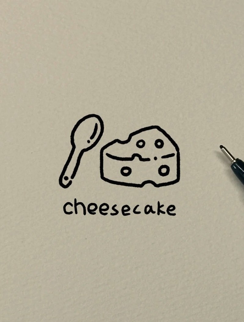 How to draw cheese easy