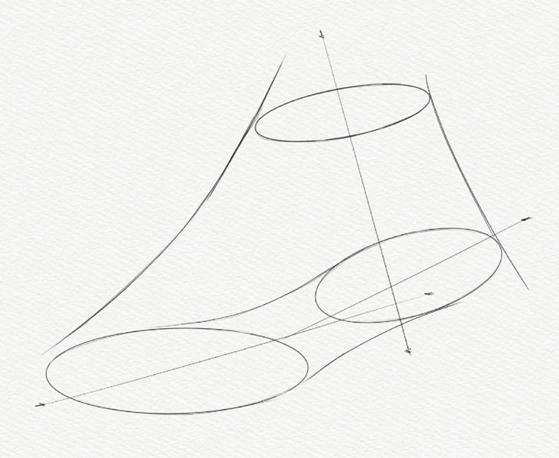 How to draw nike shoes 2