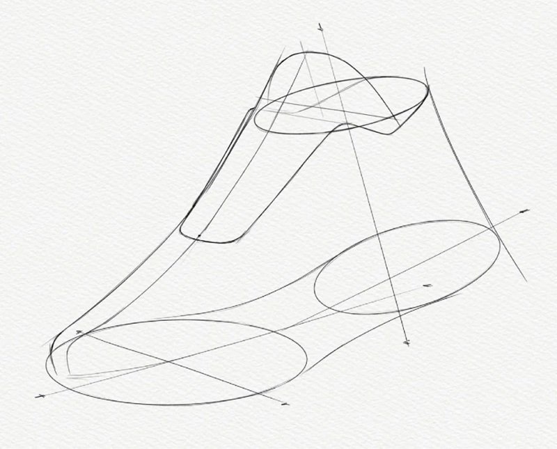 How to draw nike shoes 4