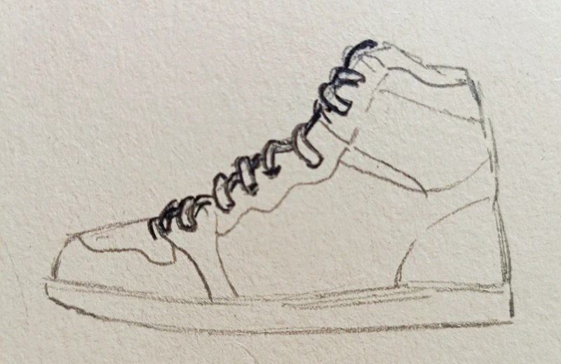 How to draw shoes nike 3