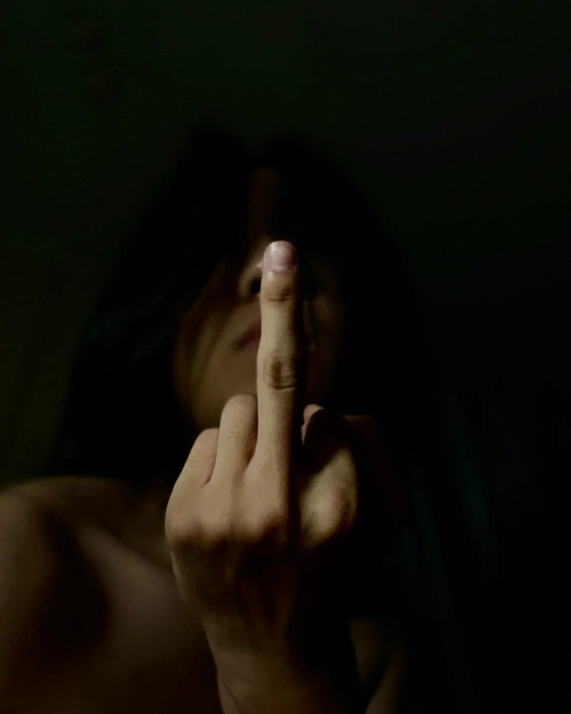 middle finger whatsapp dp