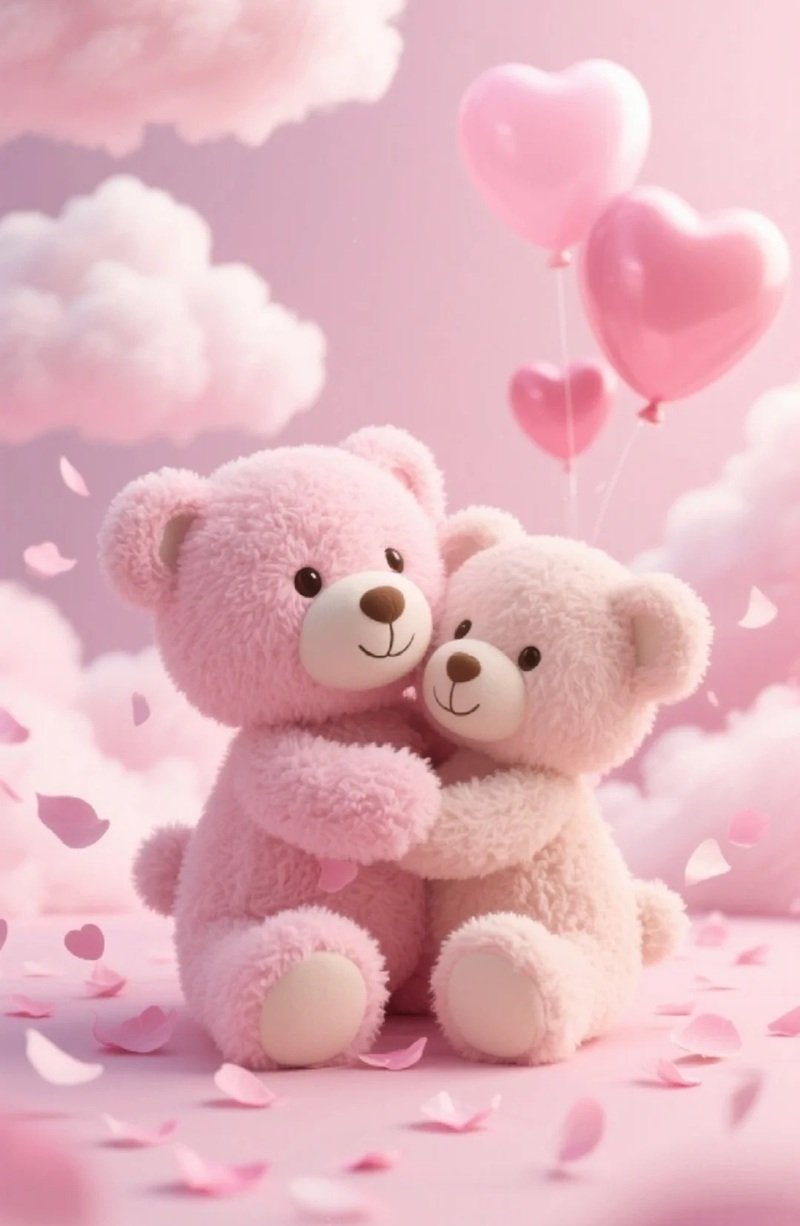 pink teddy bear dp