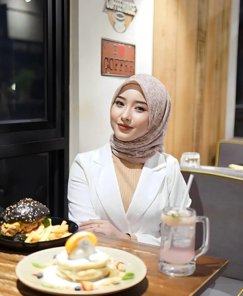 stylish hijab girl dp 21