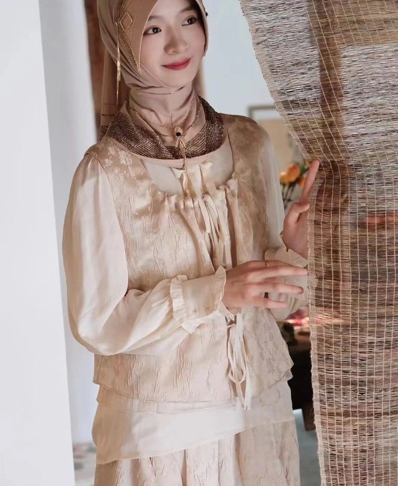 stylish hijab girl dp 32