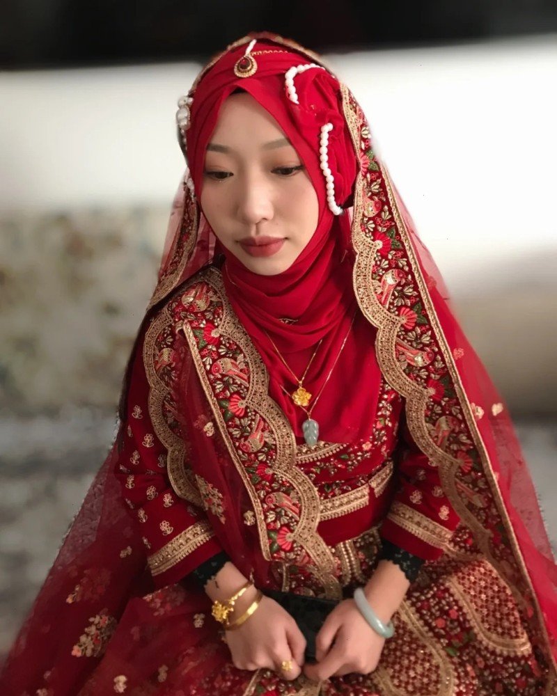 stylish hijab girl dp 7