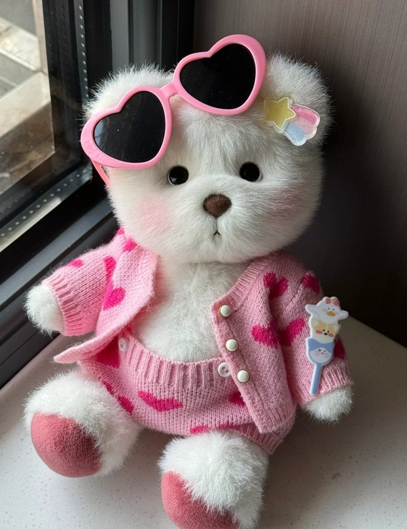 teddy bear girl dp