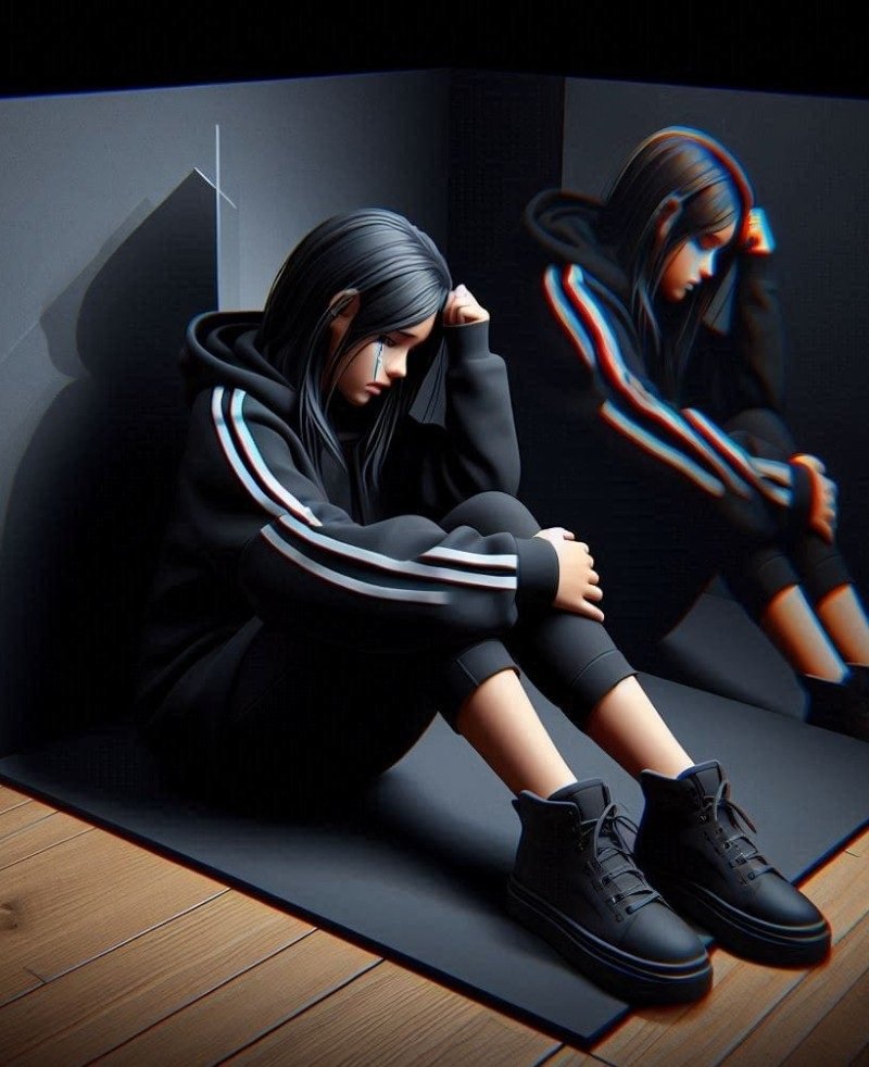 broken heart dp girl 18