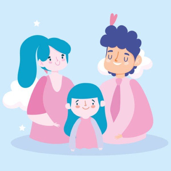 cute family group icon for whatsapp dp 10