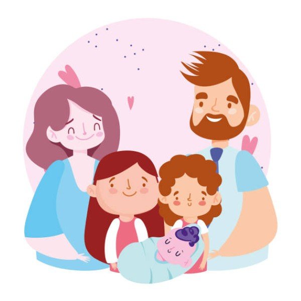 cute family group icon for whatsapp dp 9