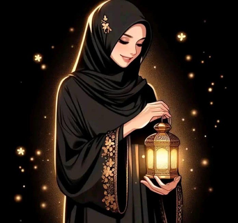 girl modern ramadan dp