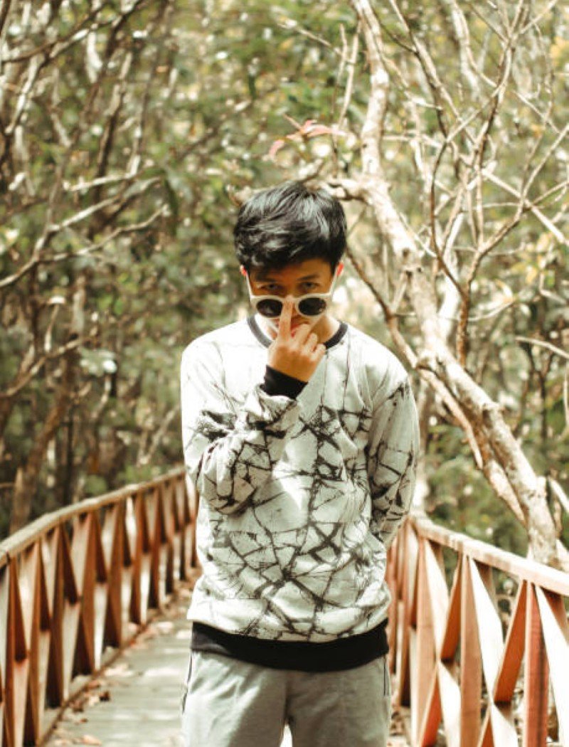 insta cool hidden face dp boy 37